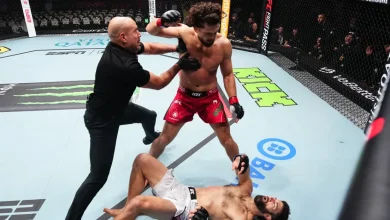 UFC Qatar video: Ismail Naurdiev flattens Ryan Loder with one-punch knockout