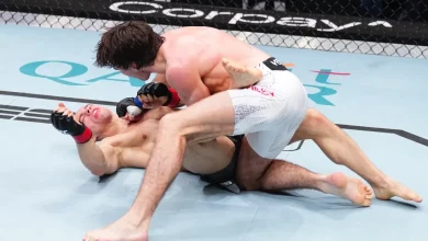 UFC Qatar video: Luke Riley demolishes Bogdan Grad with brutal ground and pound knockout
