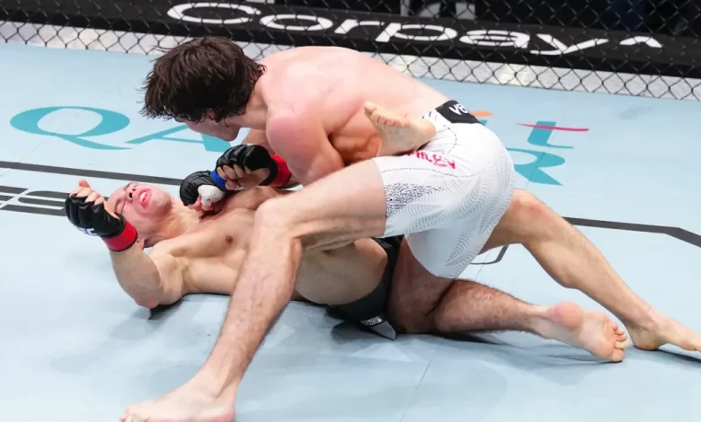 UFC Qatar video: Luke Riley demolishes Bogdan Grad with brutal ground and pound knockout