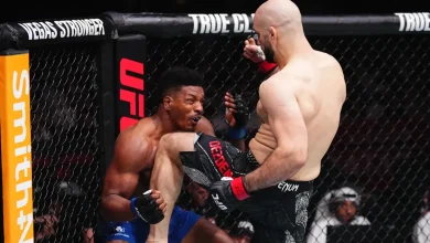 UFC Qatar video: Volkan Oezdemir blitzes Alonzo Menifield with punches for jaw-dropping knockout