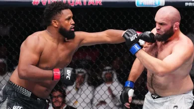 UFC Qatar video: Waldo Cortes-Acosta scores devastating knockout over Shamil Gaziev after taking fight 2 days ago