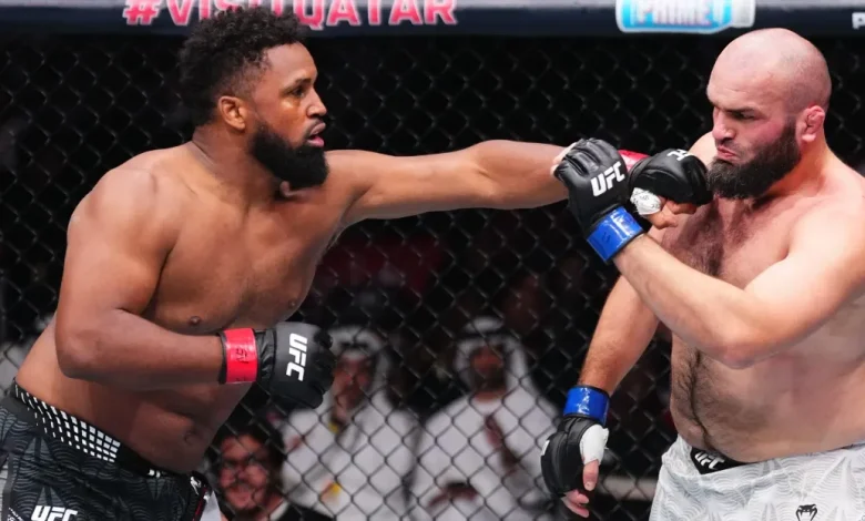 UFC Qatar video: Waldo Cortes-Acosta scores devastating knockout over Shamil Gaziev after taking fight 2 days ago