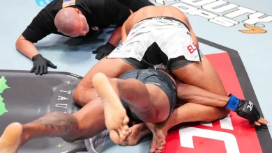 UFC Vegas 110 video: Billy Elekana chokes out Kevin Christian after referee misses tap-out