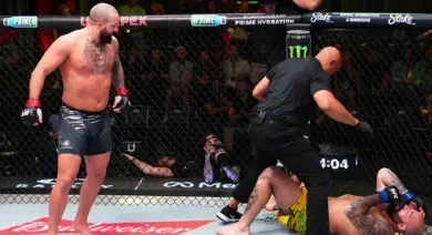 UFC Vegas 111 video: Josh Hokit runs through Max Gimenis in 56 seconds, cuts rhyming promo