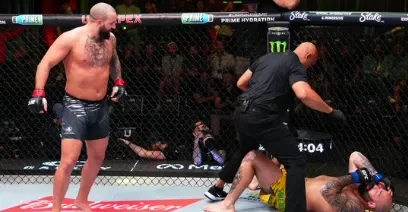 UFC Vegas 111 video: Josh Hokit runs through Max Gimenis in 56 seconds, cuts rhyming promo