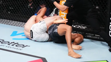 UFC newcomer runs through opponent for record-setting finish at UFC Qatar