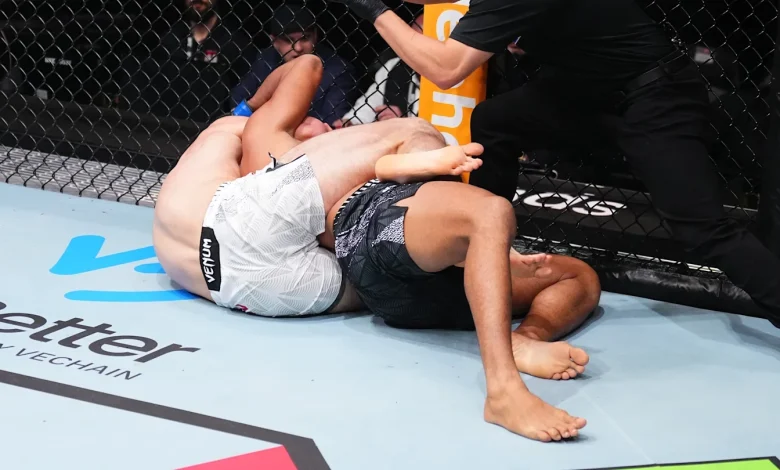 UFC newcomer runs through opponent for record-setting finish at UFC Qatar