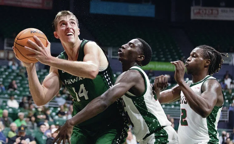 UH men’s basketball team opens the Rainbow Classic with a blowout win