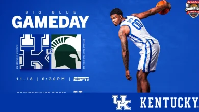 UK Sports Network Coverage of Kentucky Men’s Basketball vs Michigan State