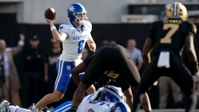 UK football's Cutter Boley exits Vanderbilt game with injury