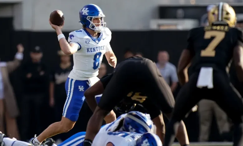 UK football's Cutter Boley exits Vanderbilt game with injury