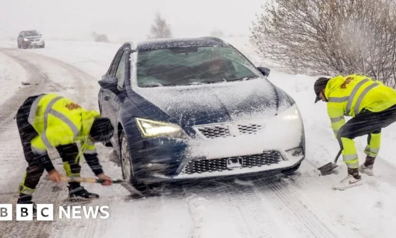 UK has coldest night of autumn as cold health alerts issued