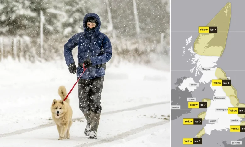 UK shivers through what could be coldest night of year so far - with big change to weather forecast imminent