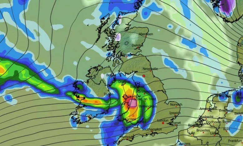 UK snow forecast as seven inches set to bury Brits in major Arctic weather blast