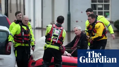 UK weather: Arctic air sweeps in as Storm Claudia clean-up continues