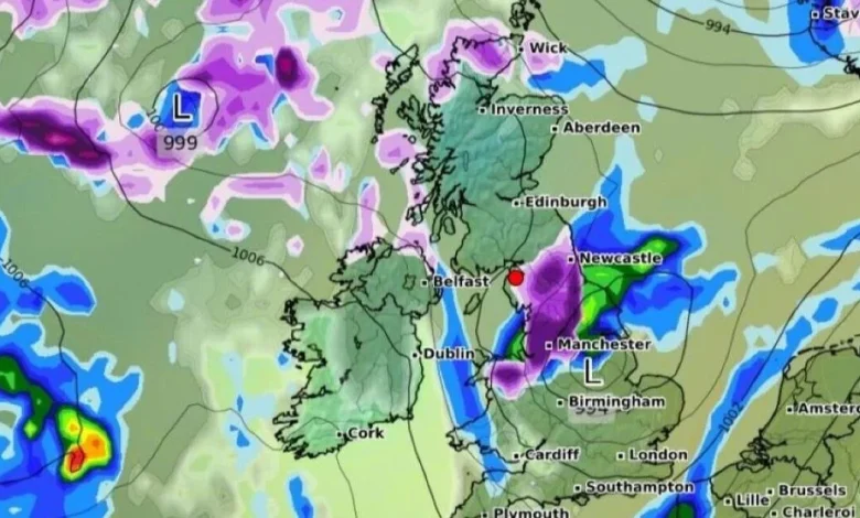UK weather maps show 66 hours of snow dumped on Britain - the 24 cities blitzed
