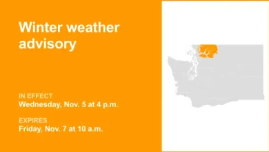 UPDATE: Winter weather advisory for Cascades of Whatcom and Skagit counties until Friday morning