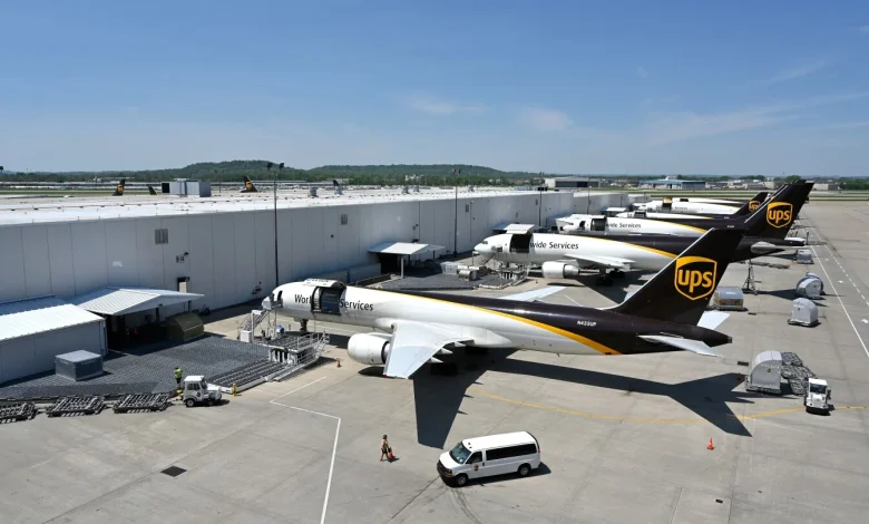 UPS distribution hub in Louisville has 300 flights per day. What to know