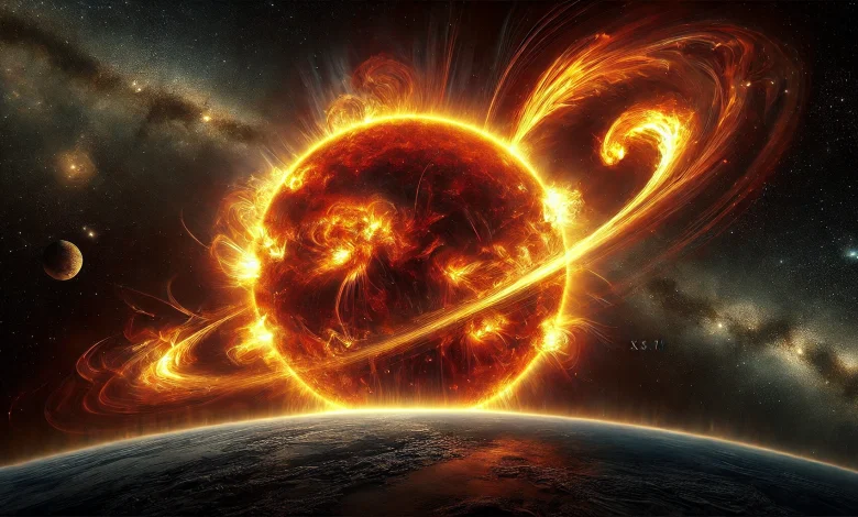 U.S. Space Weather Alert: M5.9 Solar Flare Detected This Evening