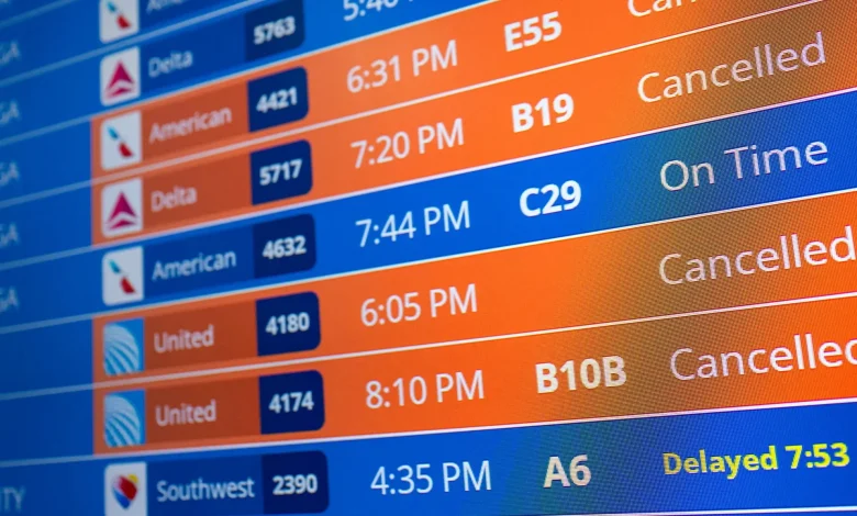 US government shutdown disrupts flights for fifth consecutive day