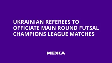 Ukrainian Referees to Officiate Main Round Futsal Champions League Matches