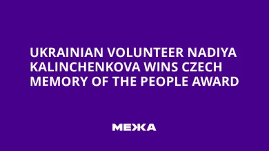 Ukrainian Volunteer Nadiya Kalinchenkova Wins Czech Memory of the People Award