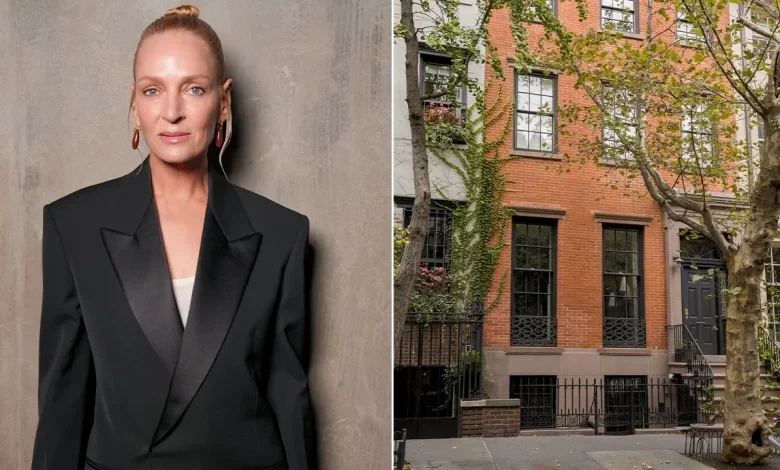 Uma Thurman's former Manhattan townhouse hits the market for $11.5M