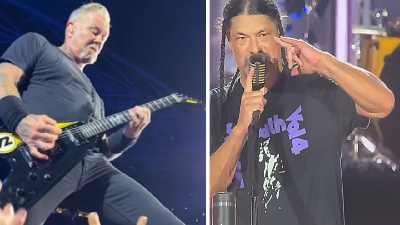 Unbelievable sight at Sydney Metallica show