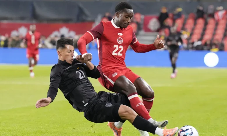 Undermanned Canada holds nerve in hard-fought draw vs. Ecuador