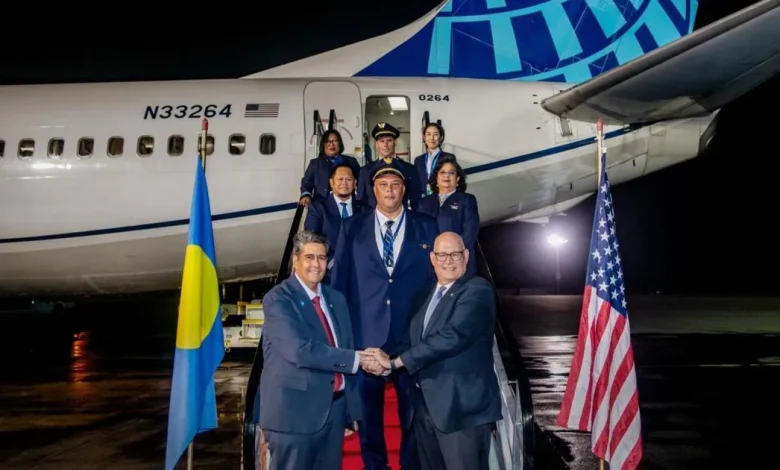 United Airlines’ new service between Palau and Tokyo takes off