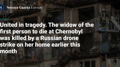 United in tragedy. The widow of the first person to die at Chernobyl was killed by a Russian drone strike on…