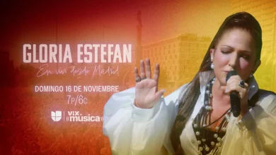 Univision y ViX transmitirán el especial “Gloria Estefan en Vivo desde Madrid” el 16 de noviembre