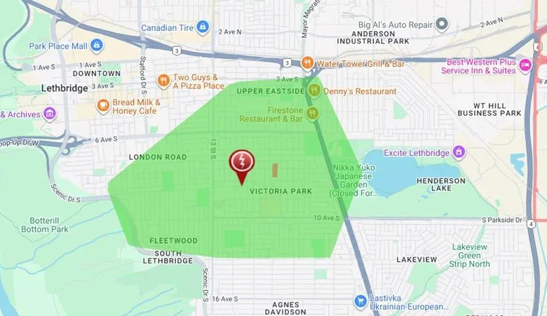 Unplanned power outage affecting southside neighbourhoods