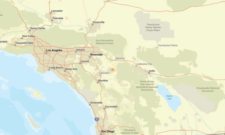 Update: Earthquake measuring 2.5 rattles area close to San Jacinto, CA on Nov. 13