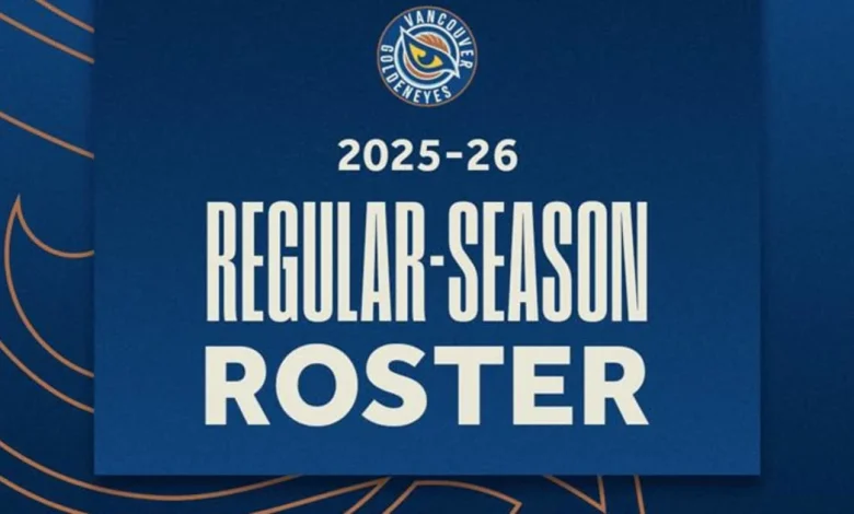VANCOUVER GOLDENEYES ANNOUNCE 2025-26 ROSTER
