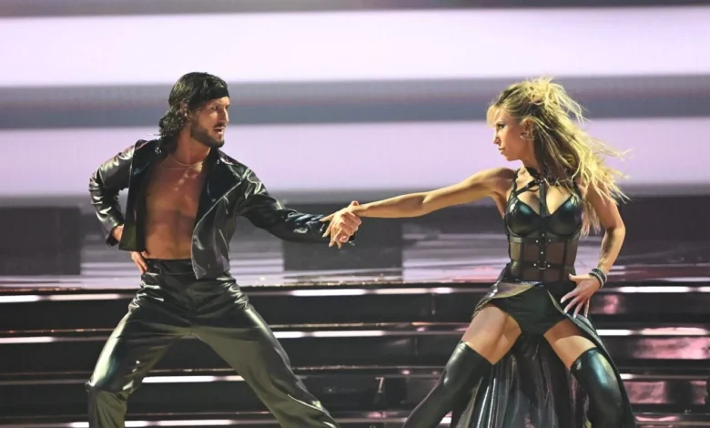 VIDEO: Alix Earle & Val Chmerkovskiy DWTS Rock & Roll Night Dance Stuns Fans With Fiery ‘Livin’ on a Prayer’ Paso Doble