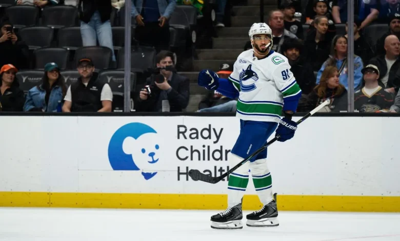 Vancouver Canucks notified that no NHL club wants Evander Kane