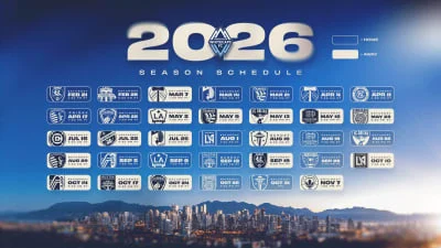 Vancouver Whitecaps FC announce 2026 MLS regular season schedule