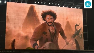 Varanasi first glimpse: Mahesh Babu's first look from SS Rajamouli film sees him wield trishul, ride bull | Hindustan Times