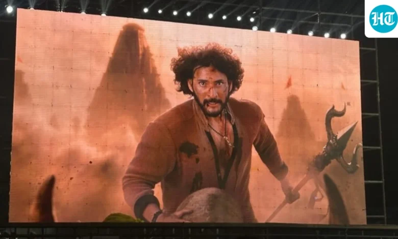 Varanasi first glimpse: Mahesh Babu's first look from SS Rajamouli film sees him wield trishul, ride bull | Hindustan Times