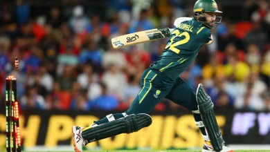 Varun Chakaravarthy cleans up Glenn Maxwell for 2 to leave hosts reeling in AUS vs IND 2025 4th T20I [Watch]