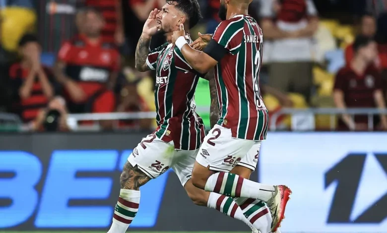 Veja golaço de Acosta que abriu o placar para o Fluminense contra Flamengo