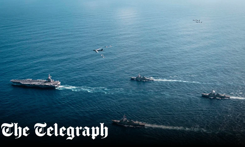 Venezuelan’s Nicolas Maduro serenades rally with John Lennon’s ‘Imagine’ as warships loom