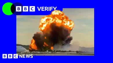 Verified video shows huge fireball as plane crashes in Kentucky