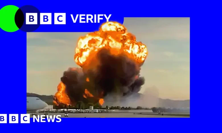 Verified video shows huge fireball as plane crashes in Kentucky