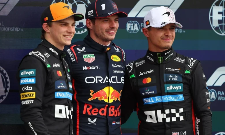 Verstappen calls shift in McLaren battle and Piastri's F1 dip "very bizarre"