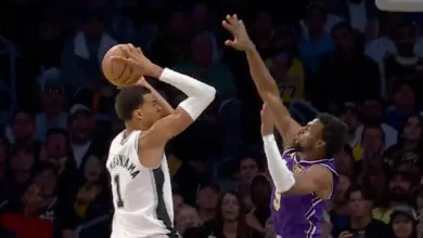 Victor Wembanyama Dunked Over Bronny James in Latest Highlight vs. Lakers