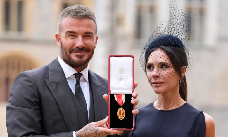 Victoria Beckham Debuts Menswear On Sir David