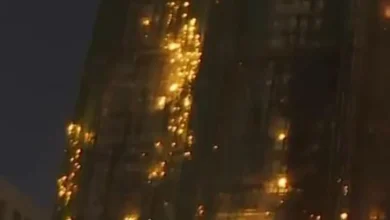Video: Four people killed by raging fire at high-rise Hong Kong housing complex