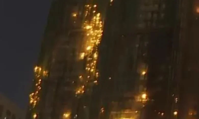 Video: Four people killed by raging fire at high-rise Hong Kong housing complex